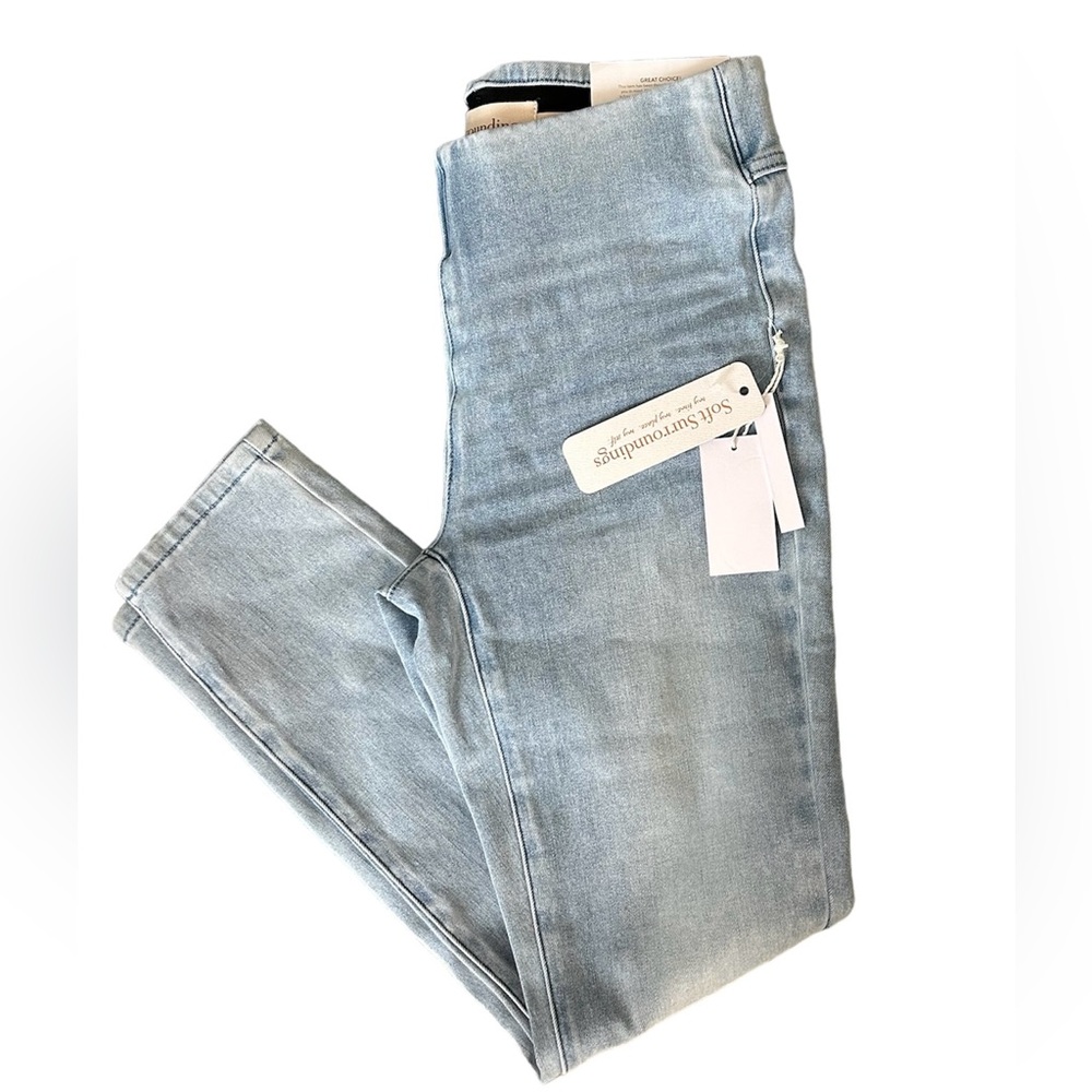 Soft Surroundings Pull On Skinny Jean Ultimate Denim Ankle length legging